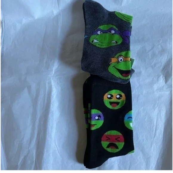 Unisex TEENAGE Mutant Ninja Turtles Adult Socks - Picture 4 of 8
